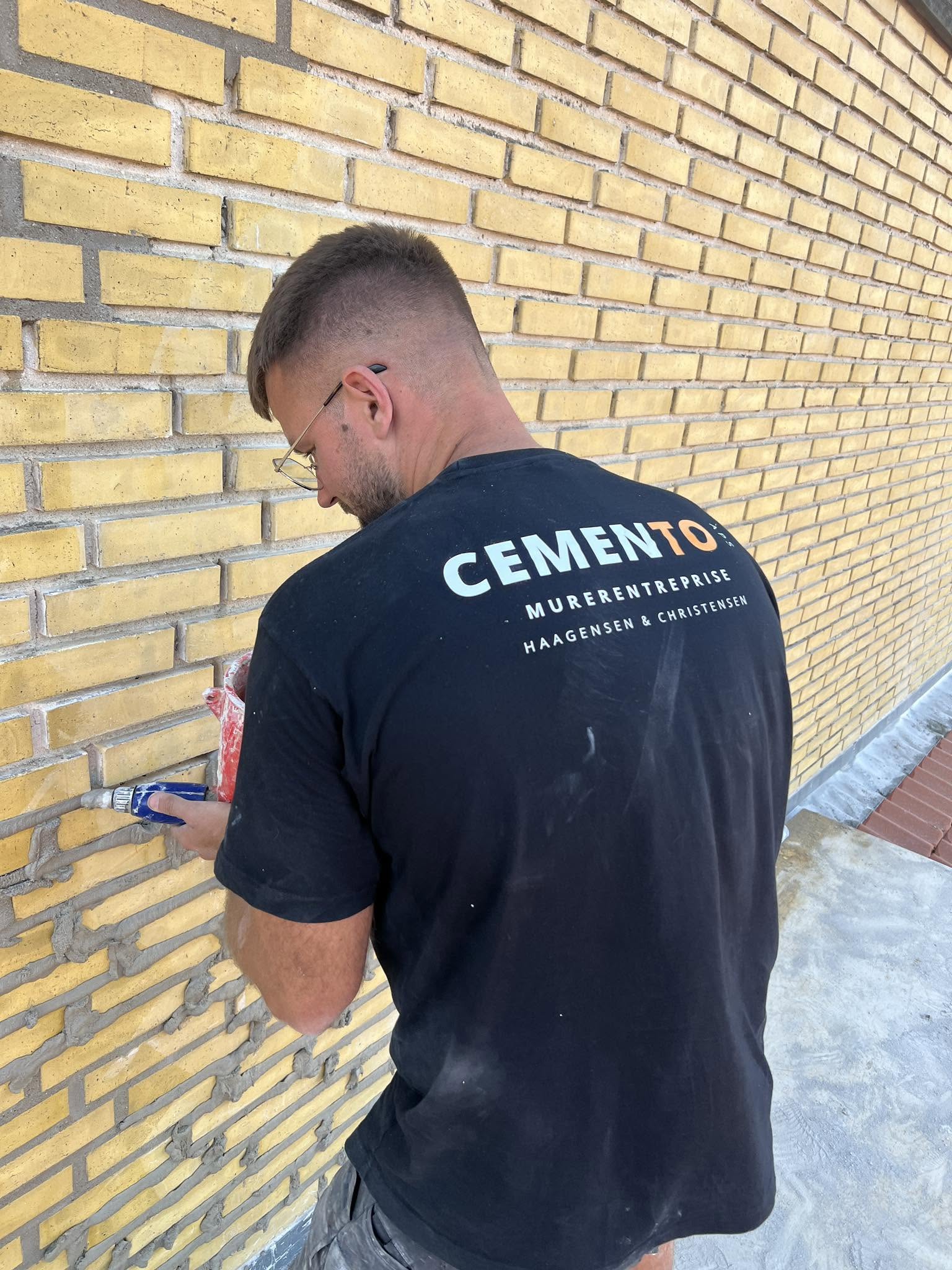 Cemento på arbejde